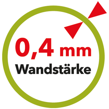 0,4mm - Leichte Ausführung