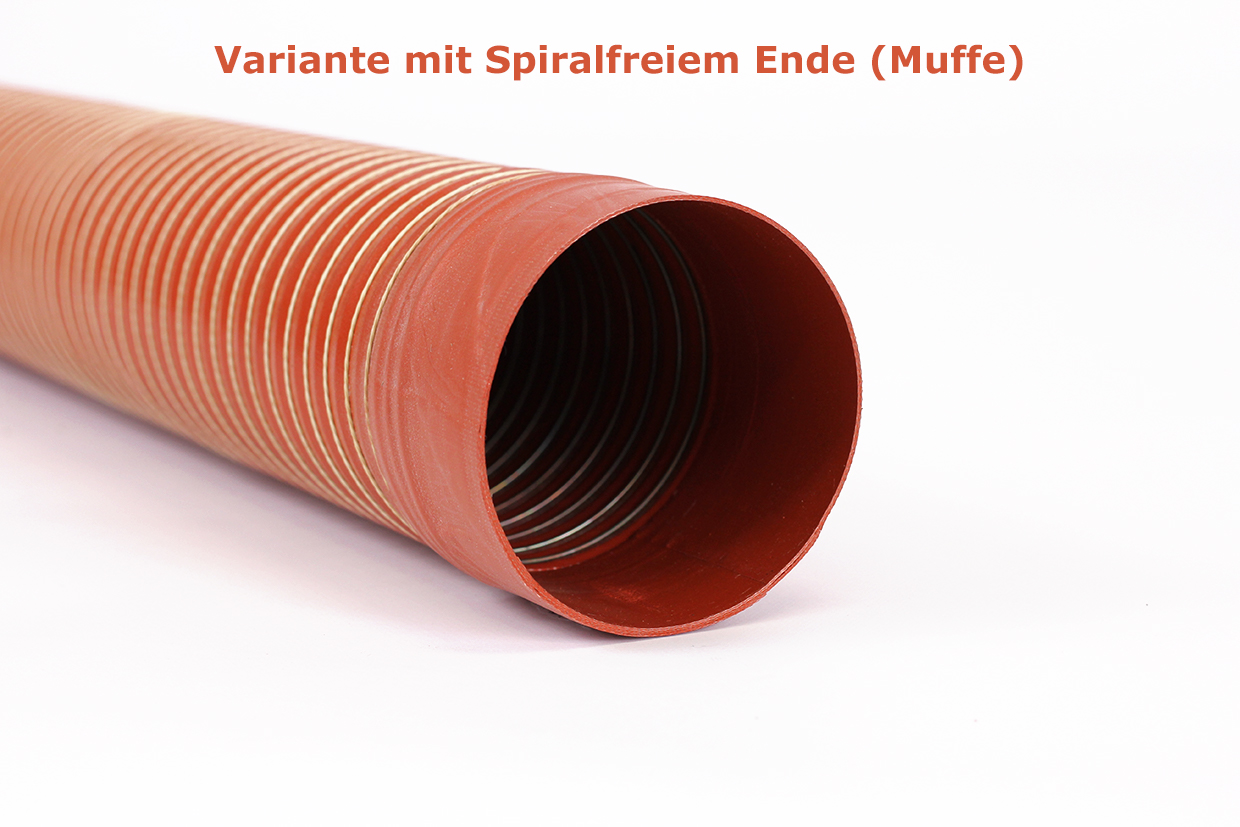 Heißluftschlauch UNI V9 1-lagig (-85°C bis +310°C)