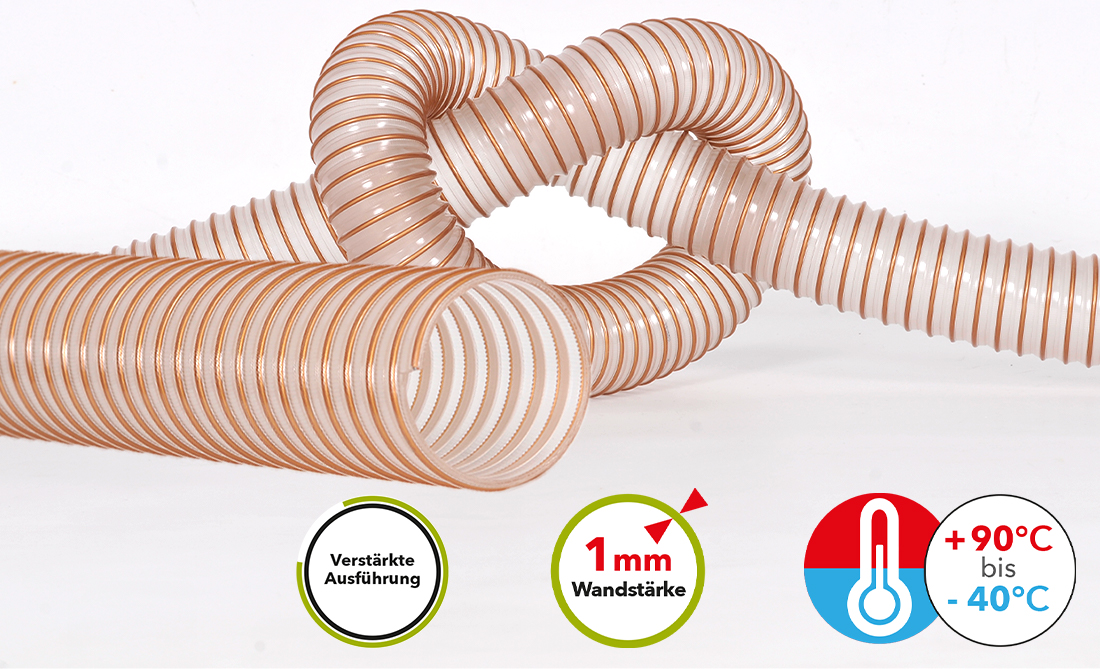 Suction hose PU S | Reinforced