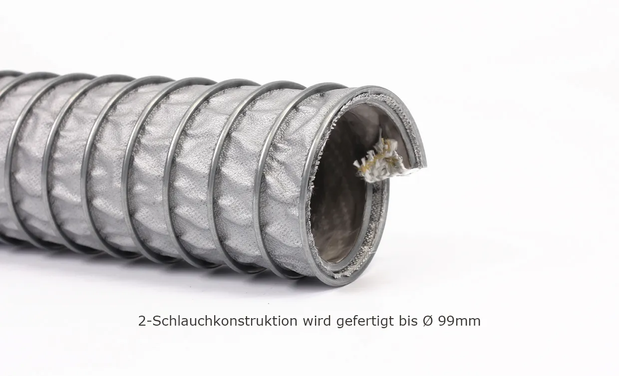Klemmprofilschlauch KLIPP HT1100 (-20°C bis +1100°C)