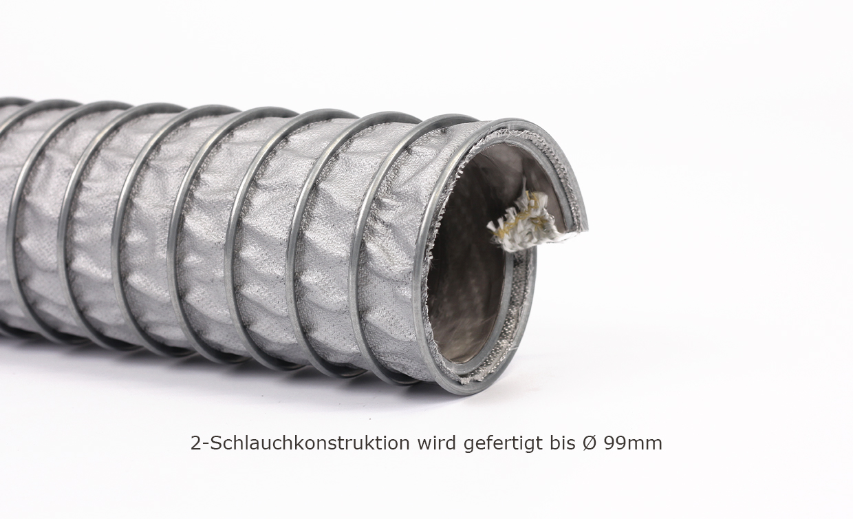 Wąż z profilem zaciskowym KLIPP HT1100 (-20°C do +1100°C)