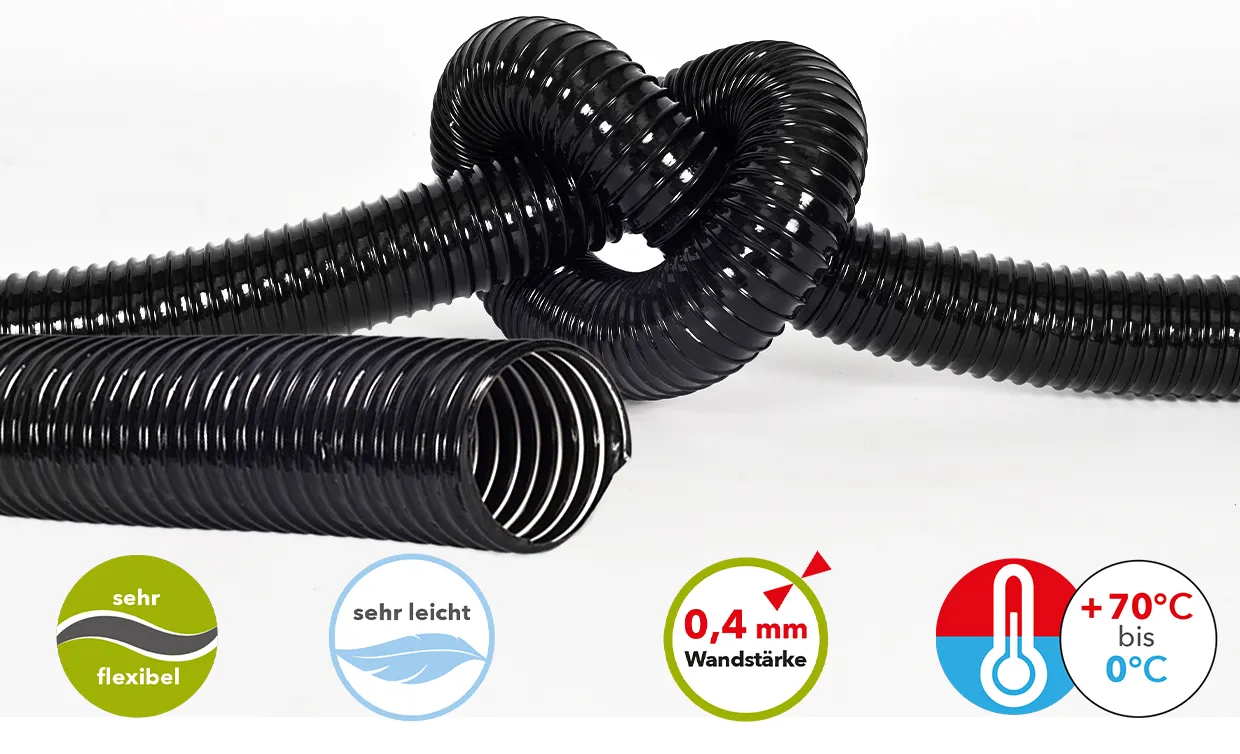 PVC Absaugschlauch Super L