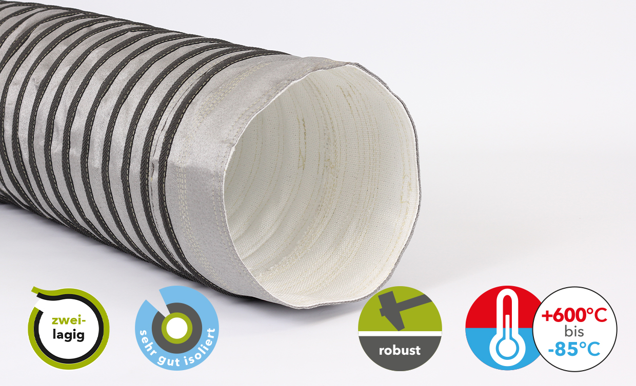 High temperature hose TR600 (-85°C to +600°C)