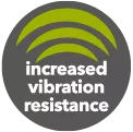 Increased vibration resistance