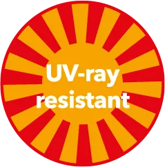 Modstandsdygtig over for UV-stråler