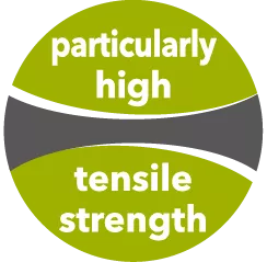 Particularly tensile strength